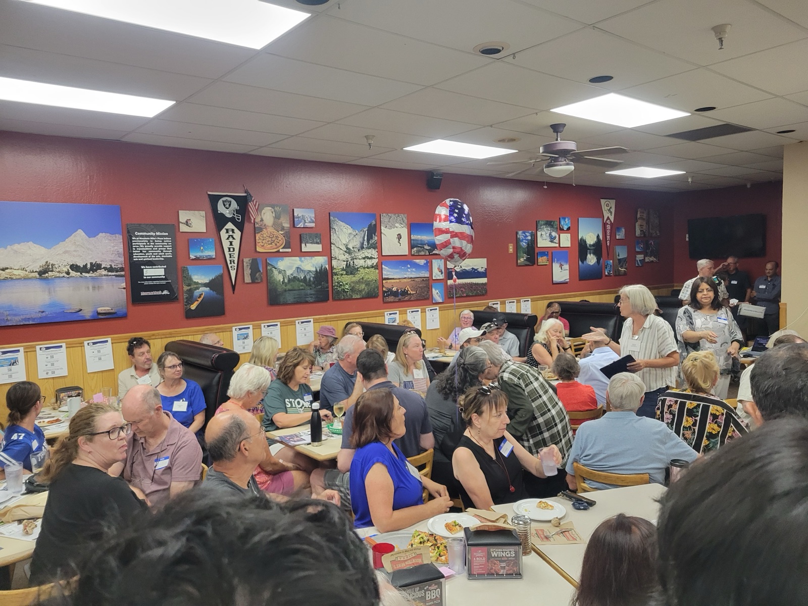FADC members at a monthly meeting